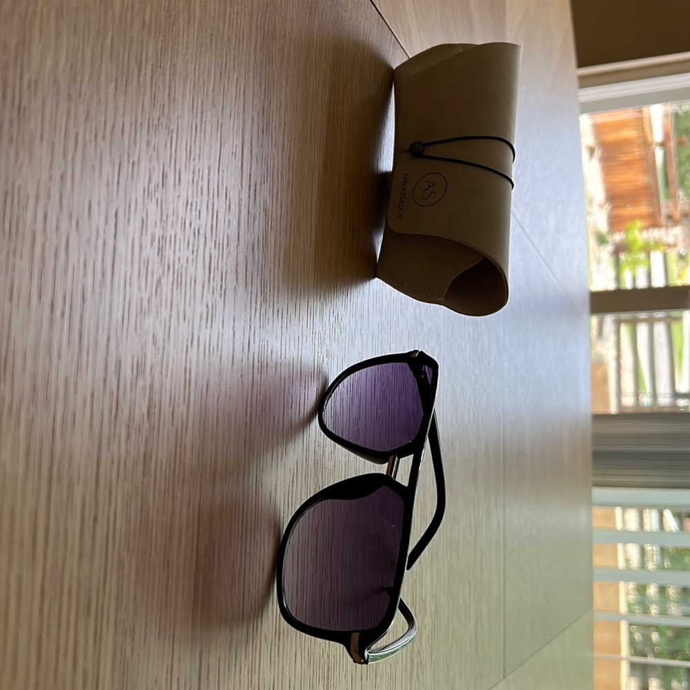 Black sunglasses